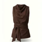 The Sculp Blouse - Marron